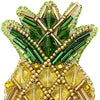 Beadwork kit for creating broоch "Pineapple"