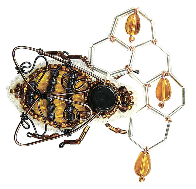 Beadwork kit for creating broоch ""
