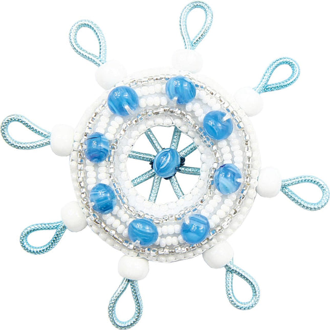 Beadwork kit for creating broоch "Journey"