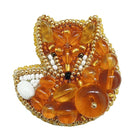 Beadwork kit for creating broоch 