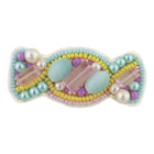 Beadwork kit for creating broоch 