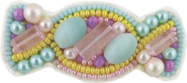 Beadwork kit for creating broоch "Sweetie"