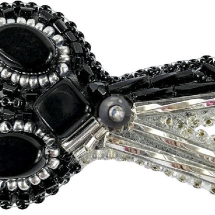 Beadwork kit for creating broоch "Scissors"