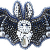 Beadwork kit for creating broоch "Bat"