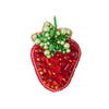 Beadwork kit for creating broоch "Strawberry"