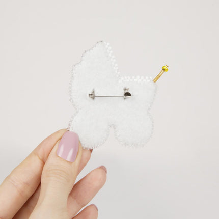 Beadwork kit for creating broоch "Stroller"