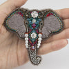 Beadwork kit for creating broоch "Elephant"