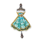 Beadwork kit for creating broоch 