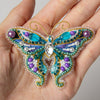 Beadwork kit for creating broоch "Butterfly"