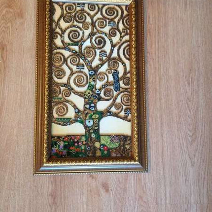 DIY Bead Embroidery Kit "Tree of life" 9.1"x18.1" / 23.0x46.0 cm