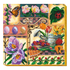 DIY Bead Embroidery Kit "Spring treasures" 11.8"x11.8" / 30.0x30.0 cm