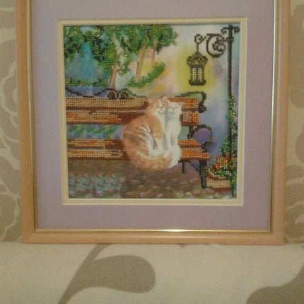 Canvas for bead embroidery "The Alliance" 7.9"x7.9" / 20.0x20.0 cm