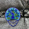 Beadwork kit for creating brooch "Peacock"