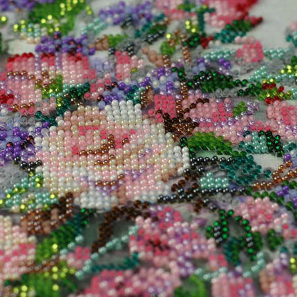 DIY Bead Embroidery Kit "Boyfriend hand" 9.8"x14.2" / 25.0x36.0 cm