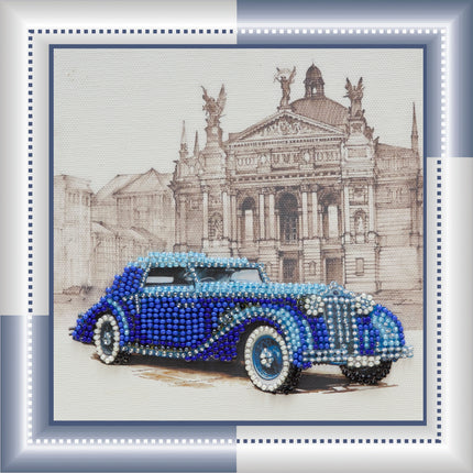 DIY Bead Embroidery Kit "Delage"  5.9"x5.9" / 15.0x15.0 cm