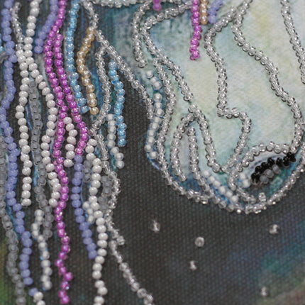 DIY Bead Embroidery Kit "Devotion" 11.8"x11.8" / 30.0x30.0 cm