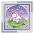 DIY Bead Embroidery Kit "Pony"  5.9"x5.9" / 15.0x15.0 cm