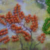 DIY Bead Embroidery Kit "On a oak"  5.9"x5.9" / 15.0x15.0 cm