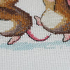 DIY Cross Stitch Kit "We are in a hurry to greet" 11.8"x7.9"