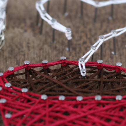String Art Creative DIY Kit "Coffee" 7.5"x11.4" / 19.0x29.0 cm
