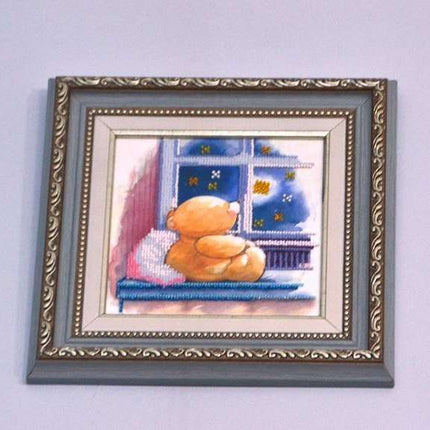 DIY Bead Embroidery Kit "Starlight night"  5.9"x5.9" / 15.0x15.0 cm
