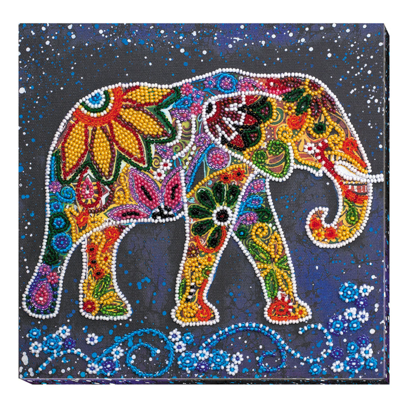DIY Bead Embroidery Kit "Indian elephant"