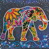 DIY Bead Embroidery Kit "Indian elephant"
