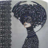 DIY Bead Embroidery Kit "Morgana" 10.2"x11.8" / 26.0x30.0 cm