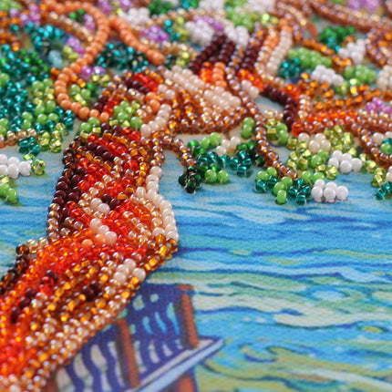 DIY Bead Embroidery Kit "Above the sea"