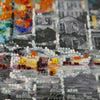 DIY Bead Embroidery Kit "A town wakes up" 14.2"x11.0" / 36.0x28.0 cm