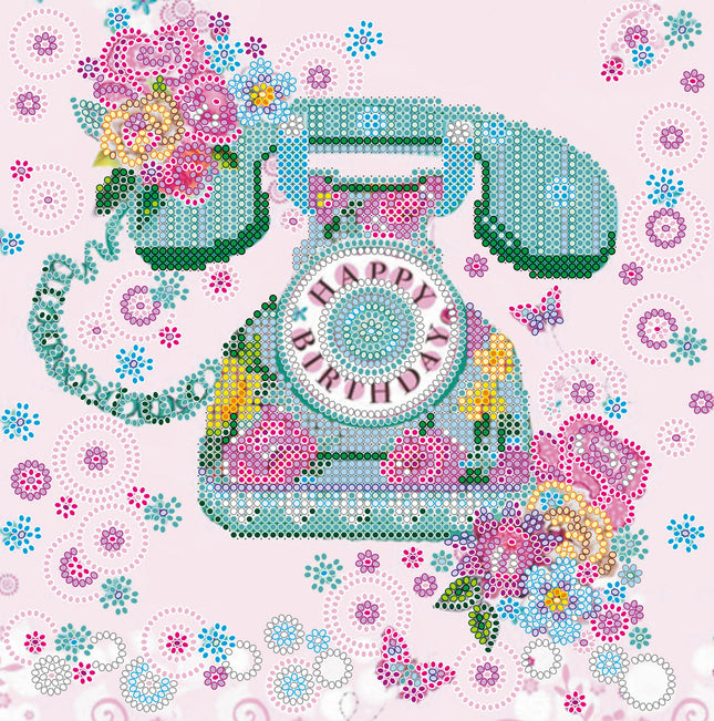Canvas for bead embroidery "Expectation" 7.9"x7.9" / 20.0x20.0 cm