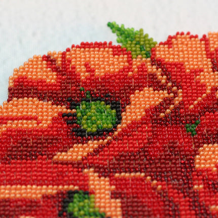 DIY Bead Embroidery Kit "Summer" 11.8"x17.7" / 30.0x45.0 cm