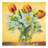 Canvas for bead embroidery "Spring Rhapsody" 11.8"x11.8" / 30.0x30.0 cm