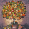 DIY Bead Embroidery Kit "Pomegranate tree" 12.2"x15.4" / 31.0x39.0 cm