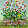 Canvas for bead embroidery "Narcissus" 11.8"x11.8" / 30.0x30.0 cm