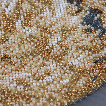 DIY Bead Embroidery Kit "Moon" 13.0"x13.0" / 33.0x33.0 cm