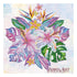 Canvas for bead embroidery "Tropical flowers" 11.8"x11.8" / 30.0x30.0 cm