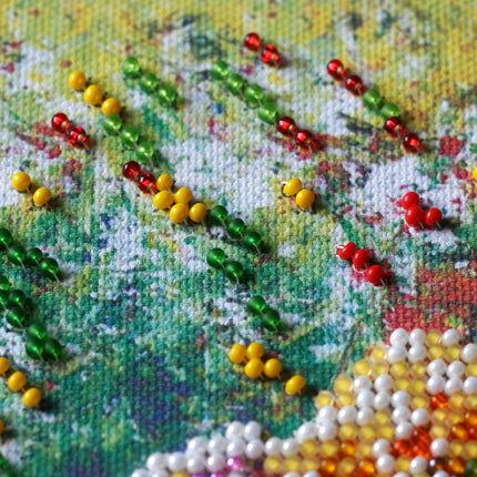 DIY Bead Embroidery Kit "Multi-colored balls"