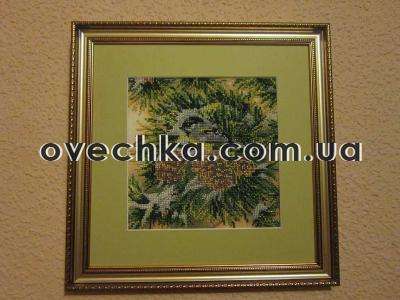 Canvas for bead embroidery "Frosty Morning" 7.9"x7.9" / 20.0x20.0 cm