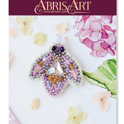 Beadwork kit for creating brooch "Sparkle"