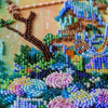 DIY Bead Embroidery Kit "Cozy little world" 11.0"x14.6" / 28.0x37.0 cm