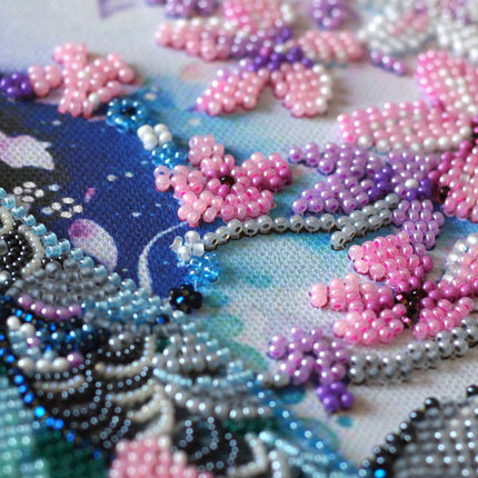 DIY Bead Embroidery Kit "Inseparable" 11.4"x7.9" / 29.0x20.0 cm