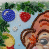 DIY Bead Embroidery Kit "Drummer-girl"  5.9"x5.9" / 15.0x15.0 cm