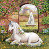 Canvas for bead embroidery "Unicorn" 11.8"x11.8" / 30.0x30.0 cm