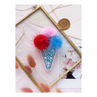 Beadwork kit for creating brooch 