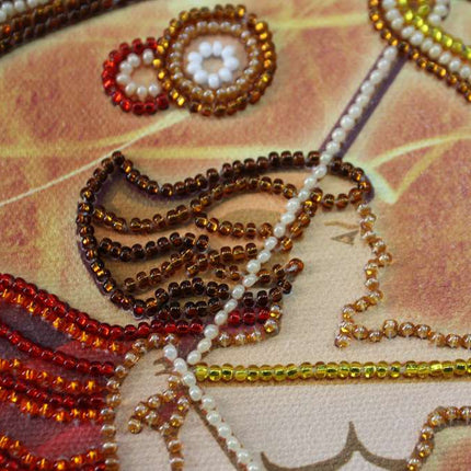 DIY Bead Embroidery Kit "Sagittarius" 8.7"x8.7" / 22.0x22.0 cm