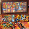 DIY Bead Embroidery Kit "October colours" 26.8"x11.8" / 68.0x30.0 cm