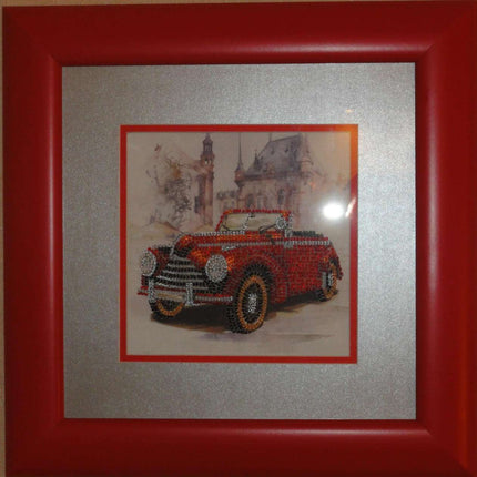 DIY Bead Embroidery Kit "Skoda-1102"  5.9"x5.9" / 15.0x15.0 cm