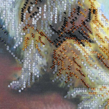 DIY Bead Embroidery Kit "Small concert" 12.6"x11.8" / 32.0x30.0 cm
