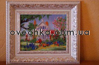 Canvas for bead embroidery "Teremok" 7.9"x6.3" / 20.0x16.0 cm
